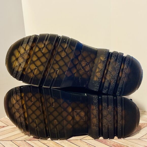 Dr. Martens Tarik Lo Leather Men’s 12 Dark Brown Crazy Horse Shoes Utility Hiker - Picture 7 of 8